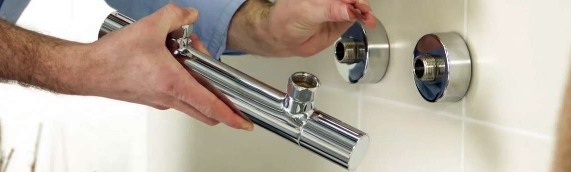 Монтаж встроенного смесителя