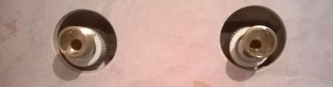 Настенный монтаж смесителя