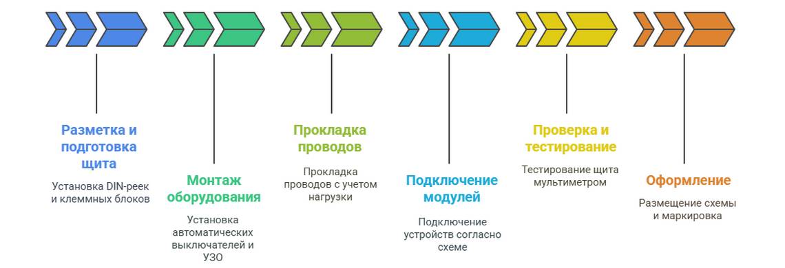 Сборка электрических щитов