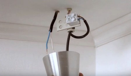 Установка люстр