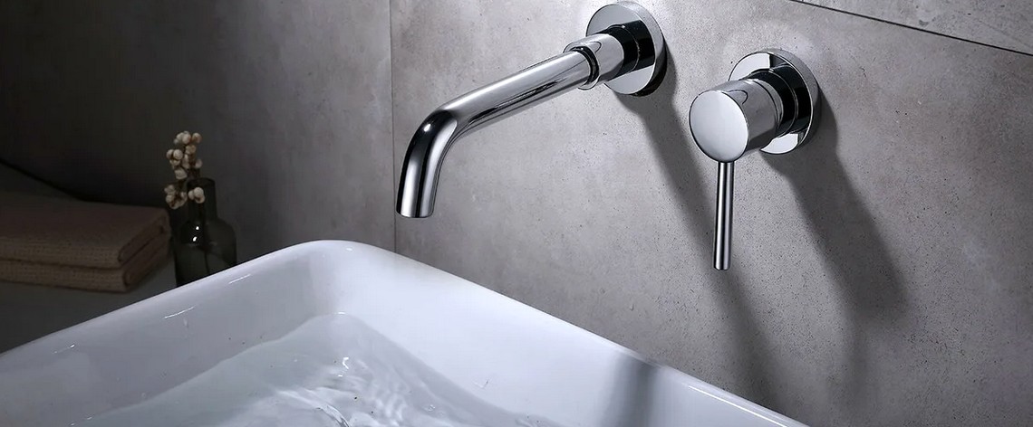 Особенности установки настенного смесителя